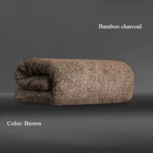 Quick-Drying Bamboo Striped Towel Set For Soft And Absorbent Bathroom Experience Bath Towel Set or Hand Towel - Image 6