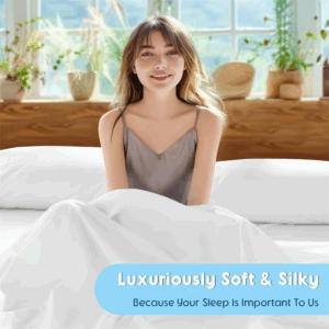 Premium 4/6pcs Egyptian Cotton Bed Sheet Set Soft Long Staple Cotton Bedding Set Luxury Silky Fitted Sheet Flat Sheet Pillowcase - Image 3