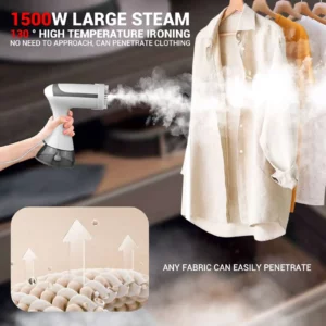 1500W Hand Holding Garment Steamer Iron Steam Cleaner For Cloth 350ml Large Water Tank Garment Hanging Steamer Clothes Ironing - Image 3