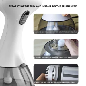 1500W Hand Holding Garment Steamer Iron Steam Cleaner For Cloth 350ml Large Water Tank Garment Hanging Steamer Clothes Ironing - Image 7