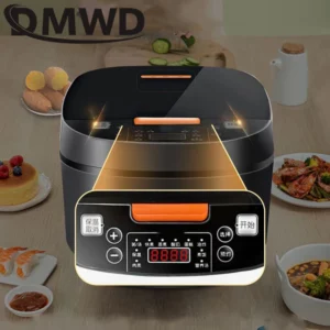 5L Electric Rice Cooker Household Rice Cooker Appointment Cooking Pot Multifunctional Stew Soup Porridge Heating Meal Heater - Image 3