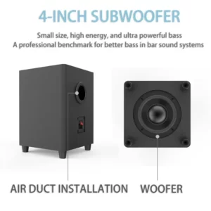 Cyboris BS-65 Movie Music News DSP Remote Control TV Speakers 2.1 channel 70W Sound Bar Soundbar Home Theatre System Subwoofers - Image 2