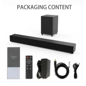 Cyboris BS-65 Movie Music News DSP Remote Control TV Speakers 2.1 channel 70W Sound Bar Soundbar Home Theatre System Subwoofers - Image 6