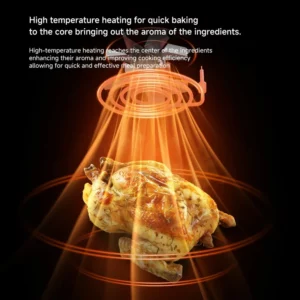 15L Stainless steel Electric Air Fryer Household Large Capacity Intelligent Kitchen Cooker Toaster Oven Combo Digital Display - Image 3