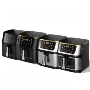 15L Stainless steel Electric Air Fryer Household Large Capacity Intelligent Kitchen Cooker Toaster Oven Combo Digital Display - Image 6