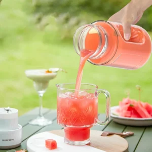 1.2L Mini Juicing Cup Portable Juicing Machine Home Travel Office Juicing Machine Portable Cup Rechargeable Blender Portable - Image 7