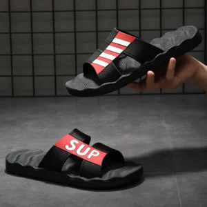 HKDQ Big Size 39-49 Man Flip Flops Arch Support Slip Resistant Beach Sandals Lightweight Comfortable Outdoor Slippers for Men - Image 2