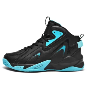 Mens Comfortable Basketball Shoes Outdoor Casual High Top Footwear Fashion Trend Leather Sneaker Oversized 39- 50 Wear Resistant - Image 6