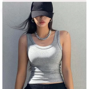 California Los Angeles Prints Tank Top Summer Women Sleeveless Tight Ribbed Female Cotton Knit Vest Straps Casual Street Clothes - Image 3
