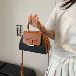 Luxury Women's Messenger Bag Designer Leather Shoulder Handbag Elegant Crossbody Tote Ladies - Image 2