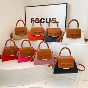 Luxury Women's Messenger Bag Designer Leather Shoulder Handbag Elegant Crossbody Tote Ladies - Image 3