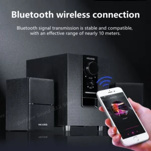 M100BT Bluetooth Audio 2.1 Ch Mega Bass Multimedia Notebook Audio Home Desktop Computer Speaker TV Home Theater Subwoofer - Image 3