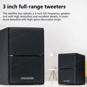 M100BT Bluetooth Audio 2.1 Ch Mega Bass Multimedia Notebook Audio Home Desktop Computer Speaker TV Home Theater Subwoofer - Image 5