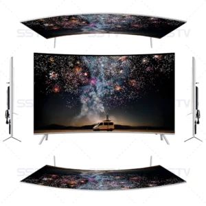 Big Screen 65" Curved TV 4K UHD Full Display Smart Television Sets 65 Inch TVs - Image 2