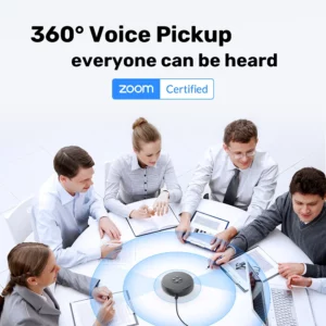 EMEET USB Wired Speakerphone Conference Speaker With 2 Mics 360° Voice Pickup Meeting Microphone Zoom Certified for Office/Home - Image 2