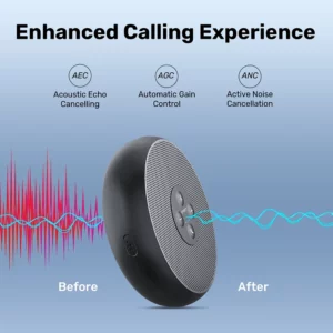 EMEET USB Wired Speakerphone Conference Speaker With 2 Mics 360° Voice Pickup Meeting Microphone Zoom Certified for Office/Home - Image 3