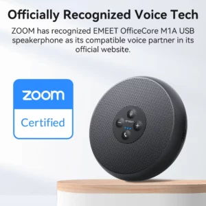 EMEET USB Wired Speakerphone Conference Speaker With 2 Mics 360° Voice Pickup Meeting Microphone Zoom Certified for Office/Home - Image 7
