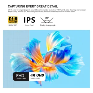 32 Inch 4K 2K 1K Gaming Screen 120hz 165hz 240hz Computer Display 1ms Ips Panel Frameless Desktop Pc Gaming - Image 4