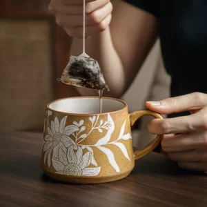 350ML ceramic mug gift for girls, practical high-end coffee cup - Image 3