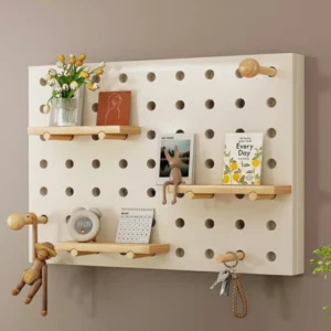Distribution Box Cover Hole Board Meter Box Decoration Board Storage Shelves Cover Wooden Distribution Box Storage Rack New - Image 2