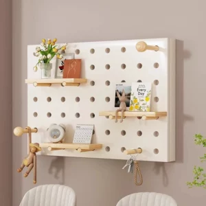 Distribution Box Cover Hole Board Meter Box Decoration Board Storage Shelves Cover Wooden Distribution Box Storage Rack New - Image 4