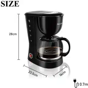 1.25L Electric Drip Coffee Maker 800W Household Coffee Machine 6 Cup Tea Coffee Pot Milk Coffee Maker for Gift 220V Sonifer - Image 6