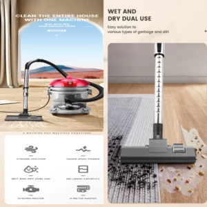 Vacuum Cleaner High-Power Household Commercial Vacuum Cleaner Car Wash Shop Dust Powerful Suction - Image 5