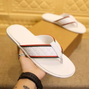 Men's Slippers Men's Flip Flops Household Shoes Men's Summer Beach Slippers Indoor or Outdoor Sports Men's Slippers Black Large - Image 1