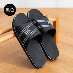 40-49 Men Slippers Summer Male Home Shoes Flats Slides Hombre PVC Soft Bottom Indoor Bathroom Non-Slip Solid Color Man Zapatos 1 - Image 5