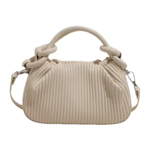 Wrinkled Cloud Crossbody Bags Women Shoulder Bag Fashionable Women Tote Bag Versatile Drawstring Bucket Bag Purse and Handbag - Image 5