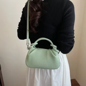 Wrinkled Cloud Crossbody Bags Women Shoulder Bag Fashionable Women Tote Bag Versatile Drawstring Bucket Bag Purse and Handbag - Image 6