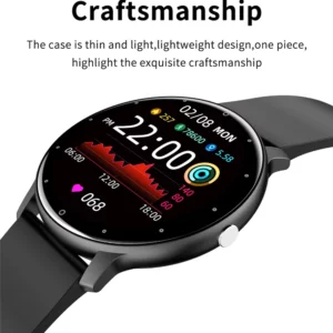 New Good Smart Watch Men Full Touch Screen Sport Fitness Watch IP67 Waterproof Blood Pressure Bluetooth Watches 220mAh Battery - Image 3