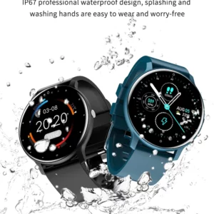 New Good Smart Watch Men Full Touch Screen Sport Fitness Watch IP67 Waterproof Blood Pressure Bluetooth Watches 220mAh Battery - Image 5