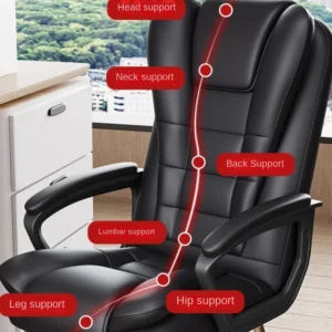 Computer Chair Home Office Chair Comfortable Sitting Staff Conference Training Backrest Chair Bow Shaped Simple Mahjong Chair - Image 6