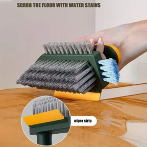4 in 1 Brush Squeegee for Gap Groove Cleaning Tool Glass Scraper Kitchen Bathroom Floor Tire Cleaner Brushes Home Cleaning Brush - Image 4