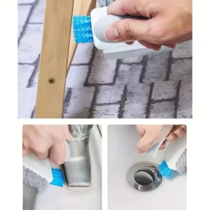 4 in 1 Brush Squeegee for Gap Groove Cleaning Tool Glass Scraper Kitchen Bathroom Floor Tire Cleaner Brushes Home Cleaning Brush - Image 6