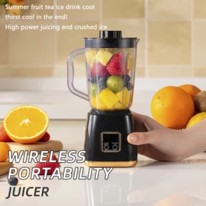 7.4V Mini Ice Crusher LED Display Blender, USB Charging Portable Household Fruit Juicer, Used for Making smoothies and milkshake - Image 7