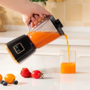 7.4V Mini Ice Crusher LED Display Blender, USB Charging Portable Household Fruit Juicer, Used for Making smoothies and milkshake - Image 4