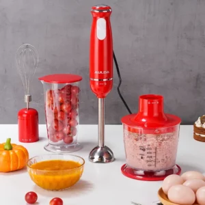 Hand Blender with Anti-Splash Blade, Baby Food Processor Meat Grinder, Variable Speed Immersion Mixer for Juice/Whipping Egg - Image 1
