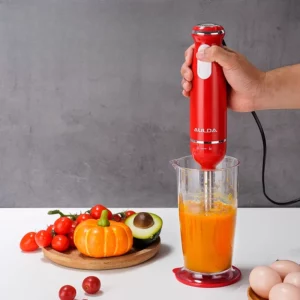 Hand Blender with Anti-Splash Blade, Baby Food Processor Meat Grinder, Variable Speed Immersion Mixer for Juice/Whipping Egg - Image 2