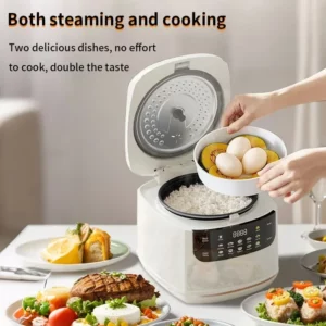 2L MultiCooker Electric Rice Cooker Non-Stick Pot 1-3 People Cooking Machine Steamed Smart Rice Congee Cooker Kitchen Appliance - Image 6