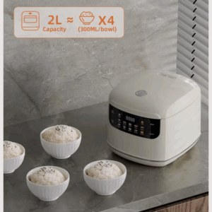 2L MultiCooker Electric Rice Cooker Non-Stick Pot 1-3 People Cooking Machine Steamed Smart Rice Congee Cooker Kitchen Appliance - Image 7