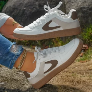 2025 New Leisure Sports Shoes For Women Comfortable Soft Bottom Outdoor Walking Lady Fashion Flats Shoes New Low-top - Image 2