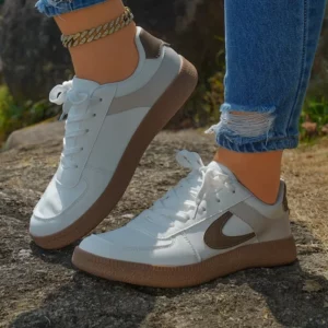 2025 New Leisure Sports Shoes For Women Comfortable Soft Bottom Outdoor Walking Lady Fashion Flats Shoes New Low-top - Image 4