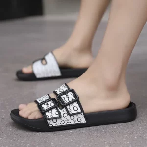 Summer Men Beach Shoes Comfortable Outdoor Mens Slippers Non-slip Breathable Man Beach Sandals Indoor Home Bathroom Slides - Image 5