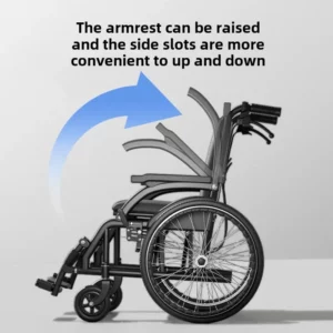 Lightweight and portable wheelchair for the elderly manual wheelchair for the disabled - Image 5