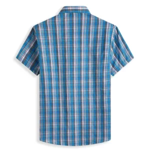 New Summer Short Sleeve Comfortable Plaid Mens Shirts Fashion Casual Classic Style Plaid Shirt Male Plus Size Large 8XL - Image 2