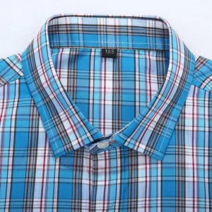 New Summer Short Sleeve Comfortable Plaid Mens Shirts Fashion Casual Classic Style Plaid Shirt Male Plus Size Large 8XL - Image 3