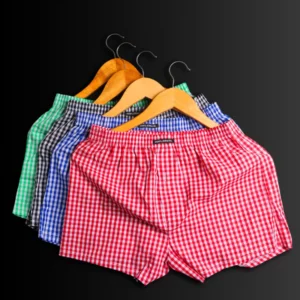 Underwear Men's Loose Cotton Boxer Briefs Arrow Pants Comfortable and Breathable Thin Cotton Pajama Pants Short Boxer Briefs - Image 3