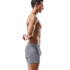 Underwear Men's Loose Cotton Boxer Briefs Arrow Pants Comfortable and Breathable Thin Cotton Pajama Pants Short Boxer Briefs - Image 4